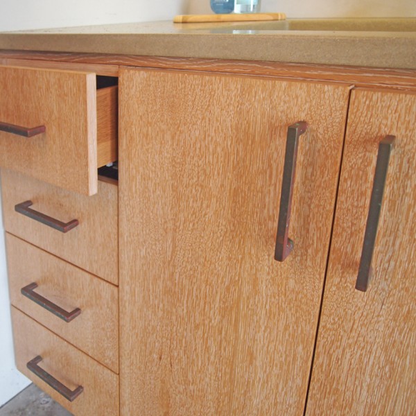 pool cabana cabinet detail